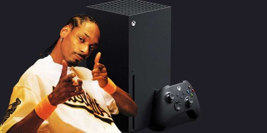 Microsoft le regala a Snoop Dogg un refrigerador en forma de Xbox Series X.