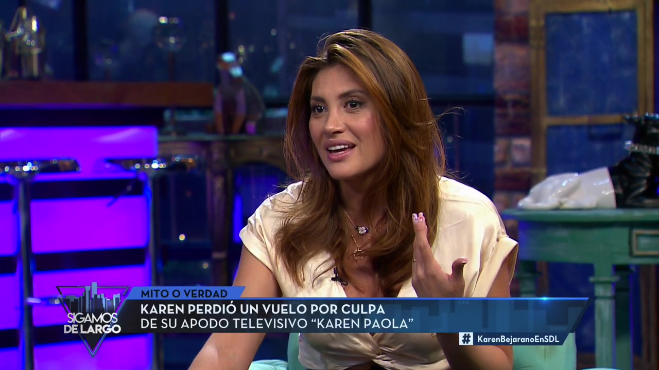 Karen Bejarano destapa el origen de su apodo, Karen Paola