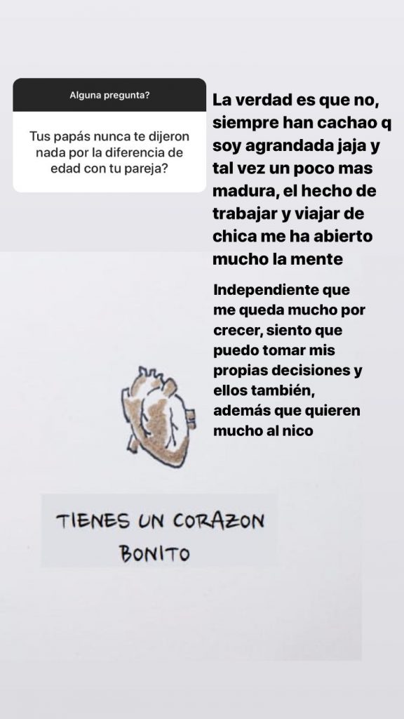 Cota Castelblanco habla de la diferencia de edad con su pareja