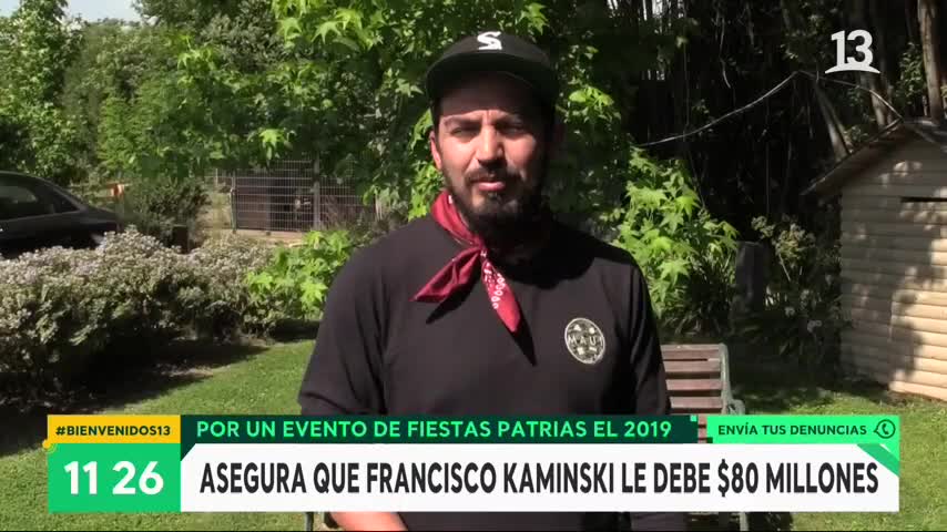 Acusan de estafa a Francisco Kaminski: Debería 80 millones de pesos