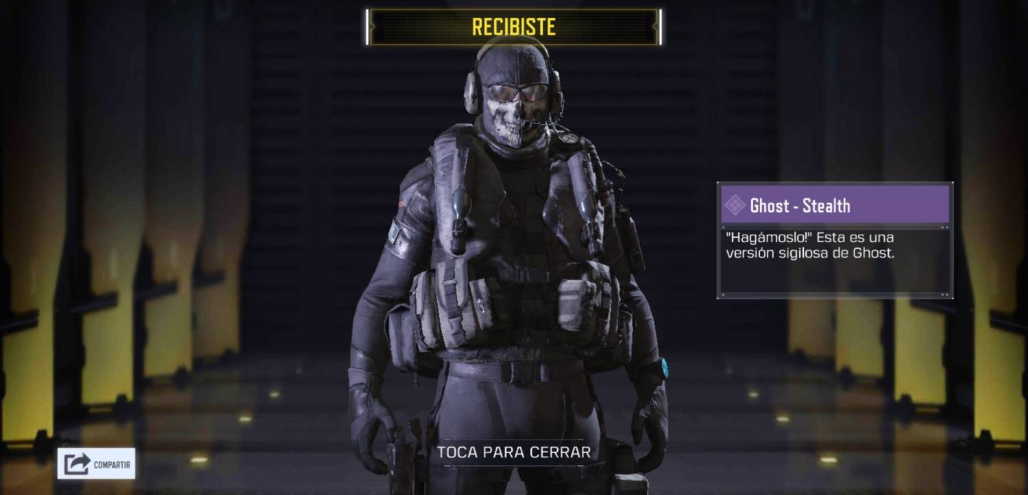 Así puedes conseguir a Ghost gratis en CoD : Mobile