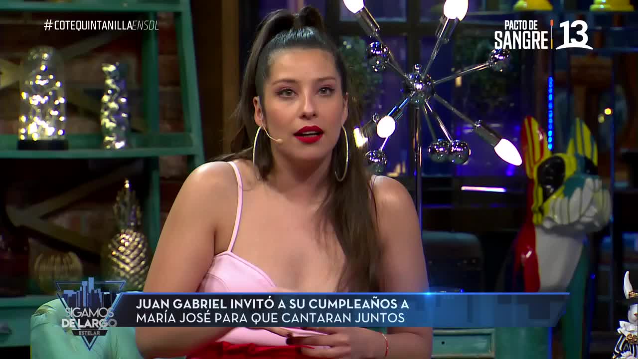 María José Quintanilla le cantó a Juan Gabriel en su cumpleaños