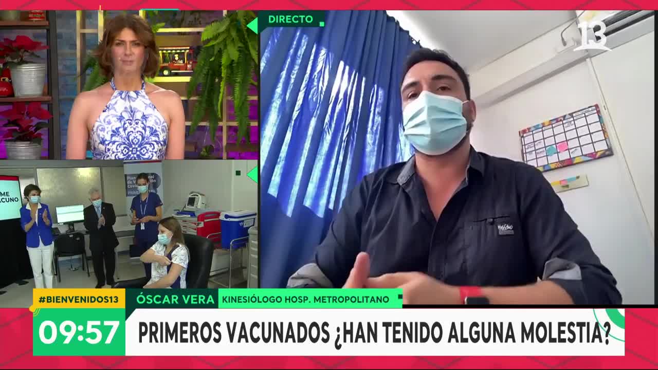 Hablamos con uno de los cinco primeros chilenos en ser vacunados