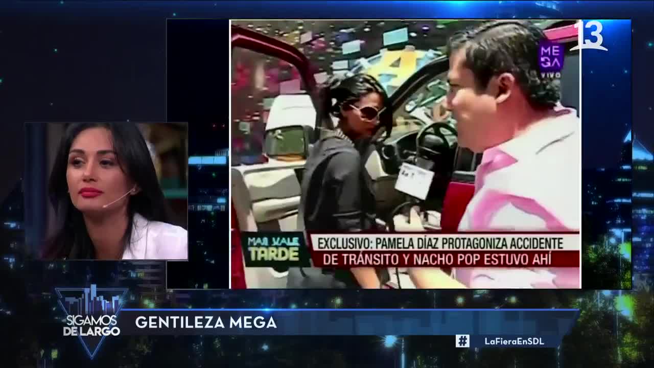 Pamela Díaz habló de cuando chocó por culpa de Nacho Pop