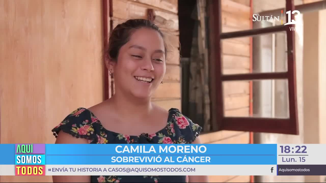 Camila quedó ciega luego de sobrevivir al cáncer