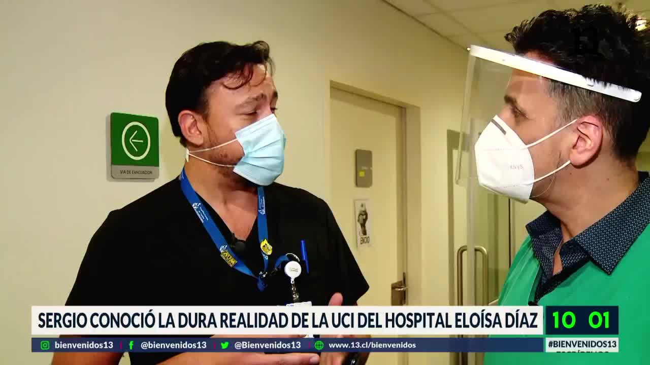 Sergio lagos en el Hospital de la florida
