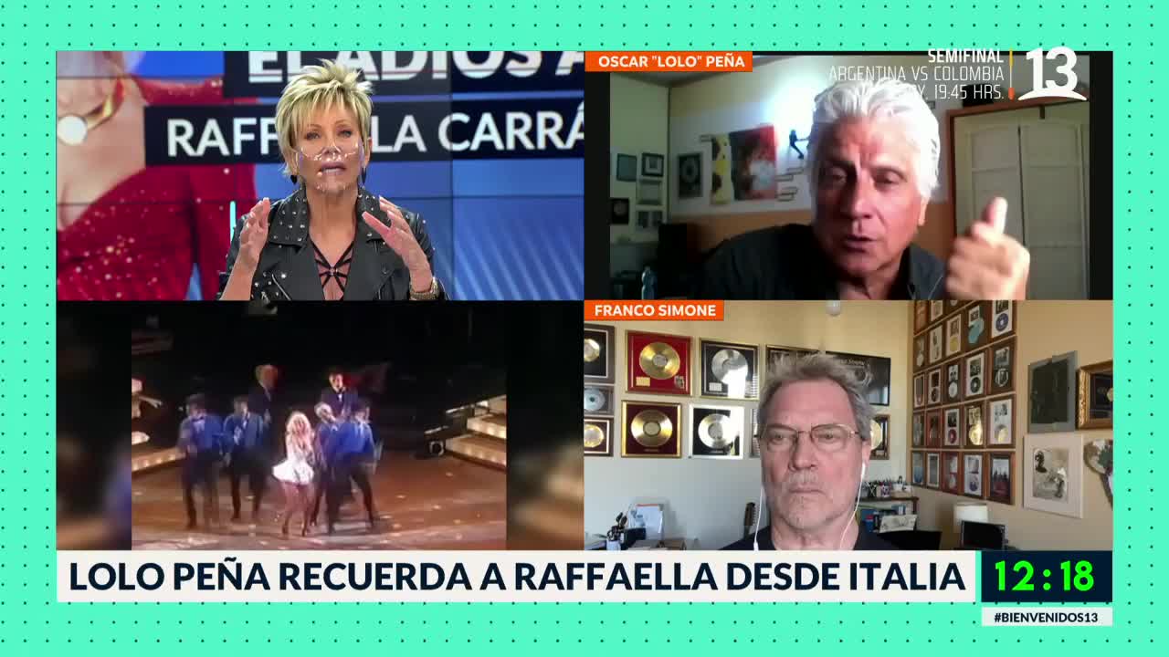 El reencuentro de Raquel Argandoña y Lolo Peña en “Bienvenidos”