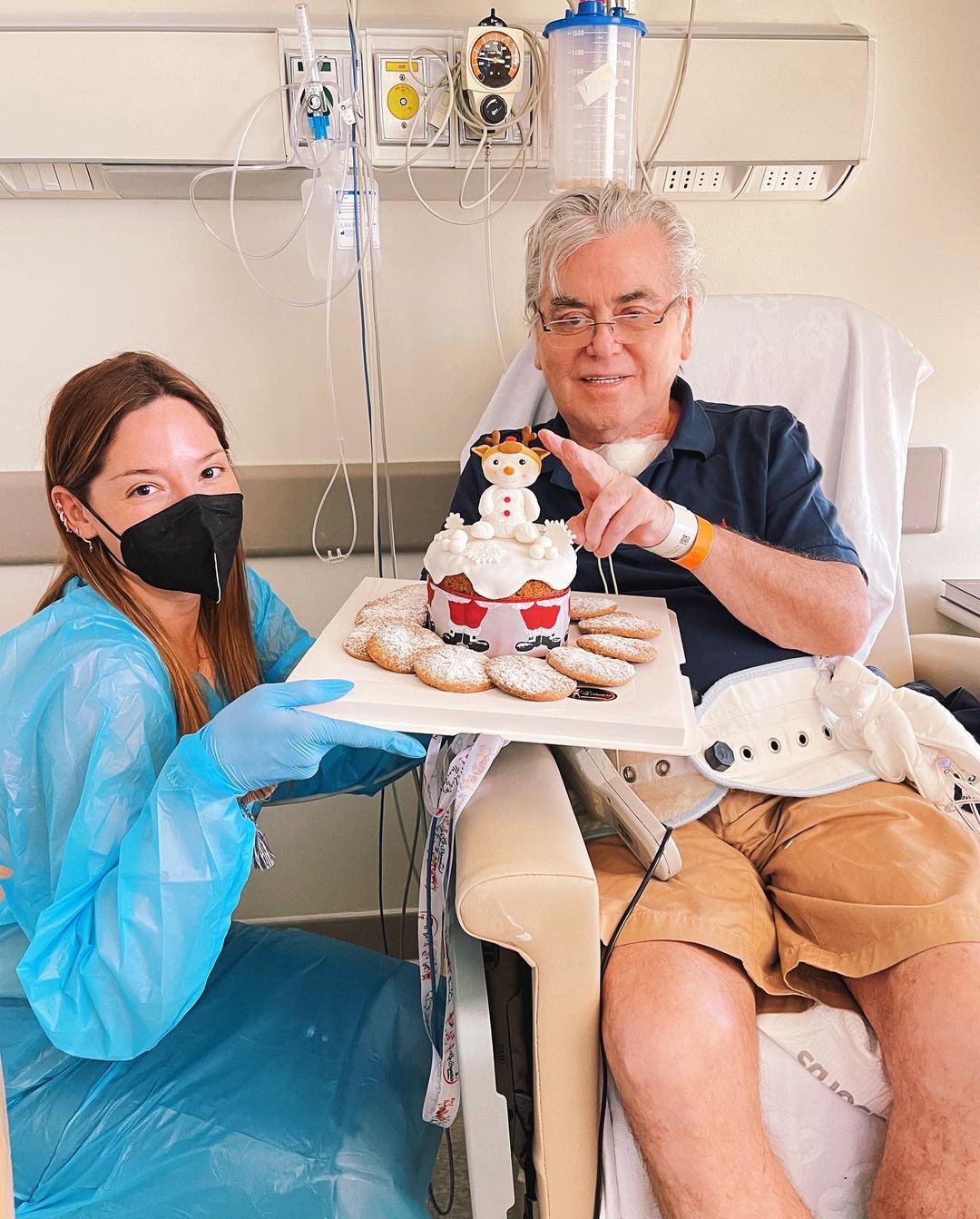 Kel Calderón adelanta el día en que Hernán Calderón recibiría el alta médica