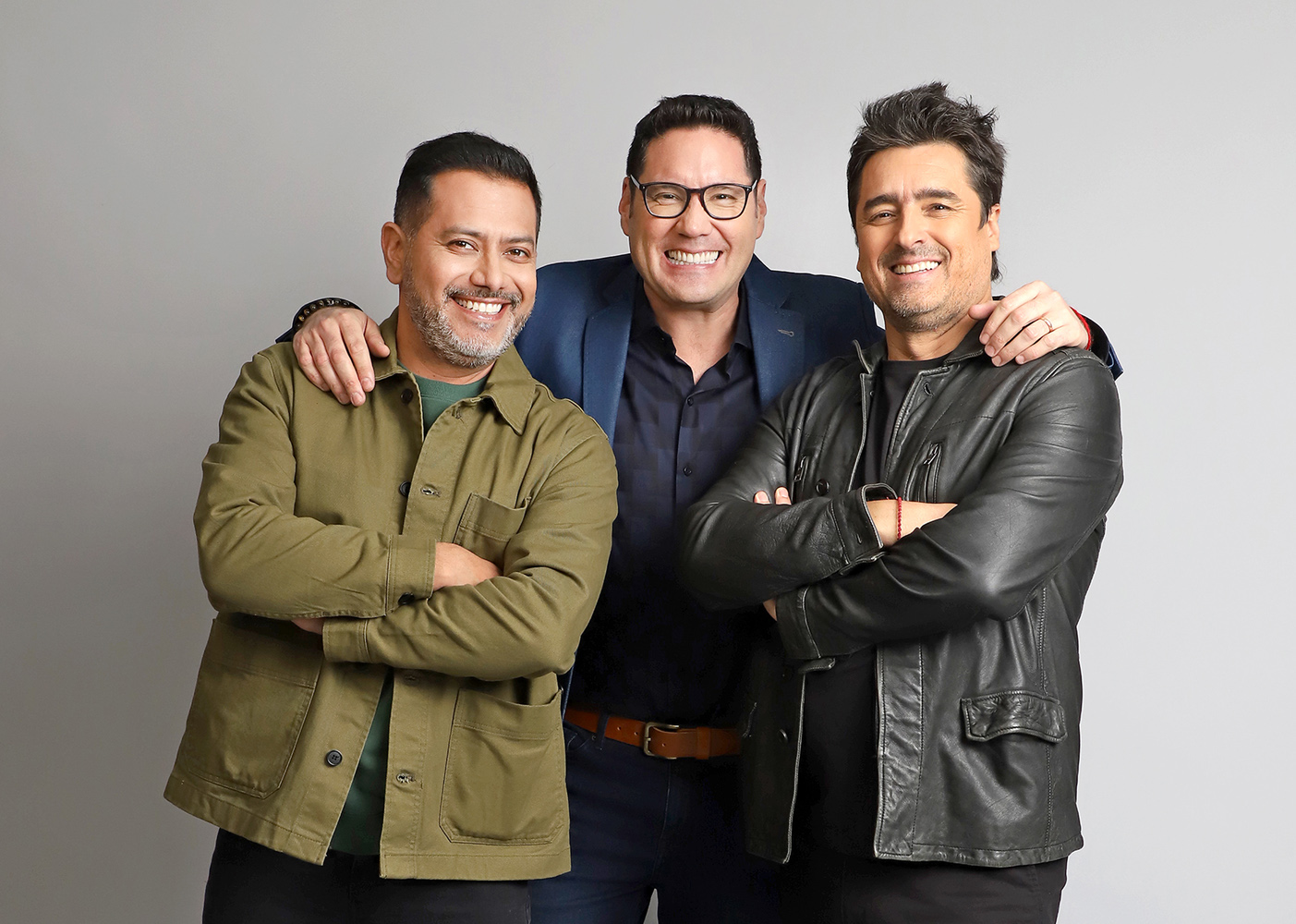 Pancho Saavedra, Jorge Zabaleta y Pedro Ruminot