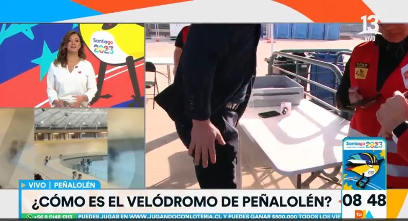 "No es necesario...": Repenning casi terminó sin camisa para poder entrar al velódromo de Peñalolén
