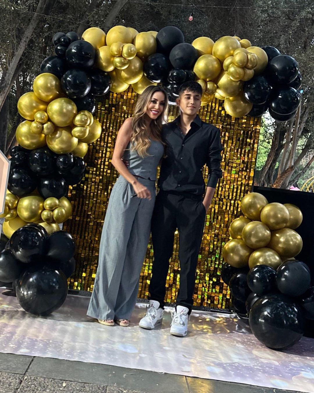 Marité Matus y su hijo Alonso Vidal