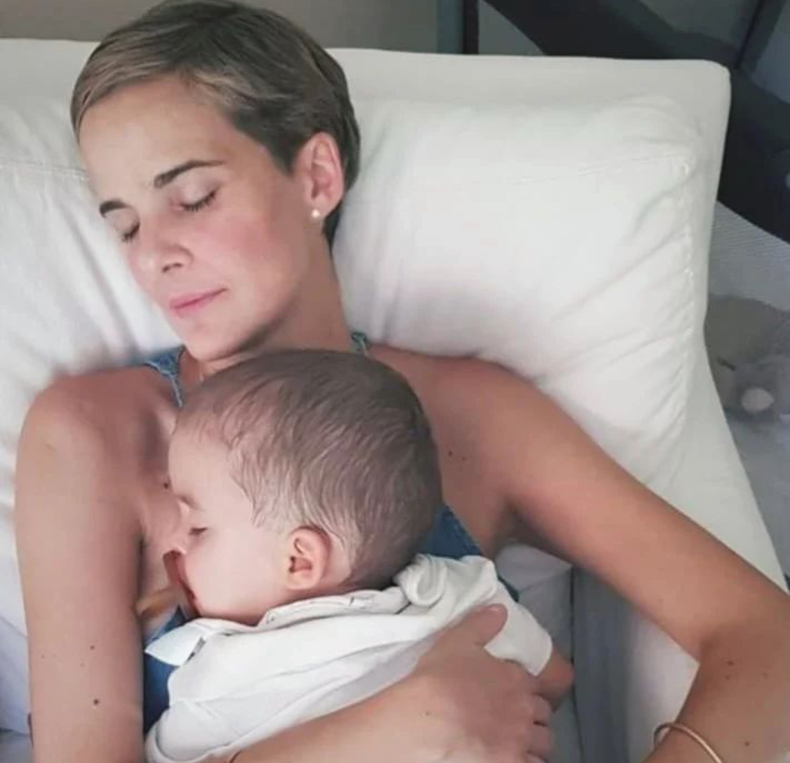 Javiera Suárez y su hijo Pedrito Milagros