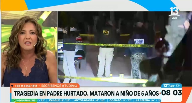"Estamos perdidos": Priscilla Vargas condenó asesinato de niño de 5 años en Padre Hurtado