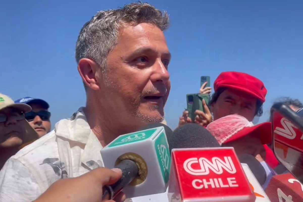 Alejandro Sanz - Créditos: Captura CNN Chile