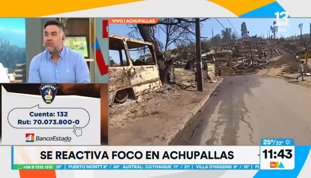 Se reactiva foco de incendio en Achupallas - Tu Día