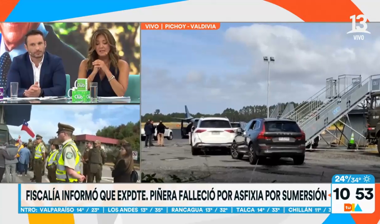 El avión que lleva el cuerpo del expresidente Sebastián Piñera - Tu Día
