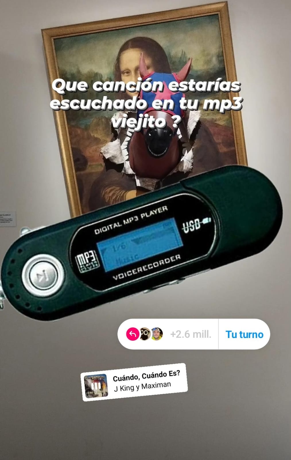 El famoso trend de Instagram de MP3