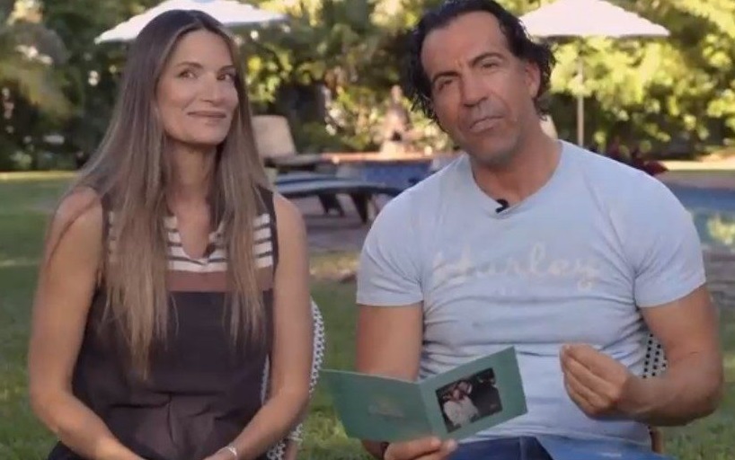 Paula Caballero, ex Miss Chile 1992, y Felipe Caballero, ex periodista de 'Viva el Lunes'