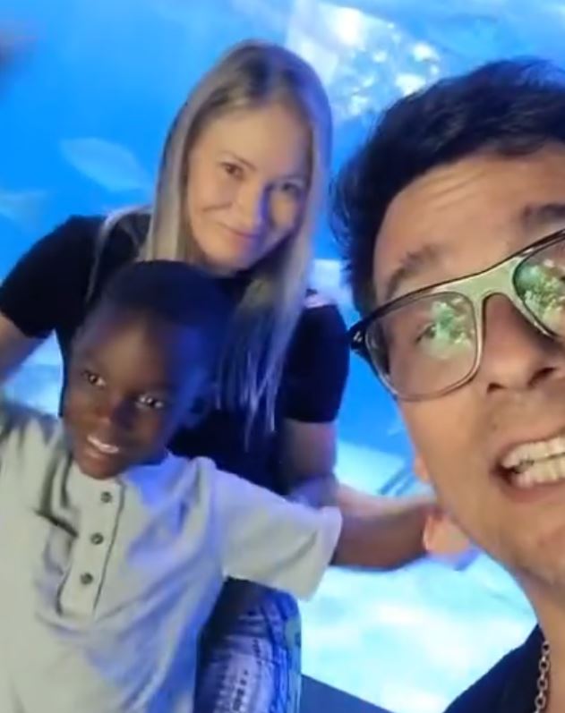 Marcela Vacarezza, Rafael Araneda y Benjamín - Instagram
