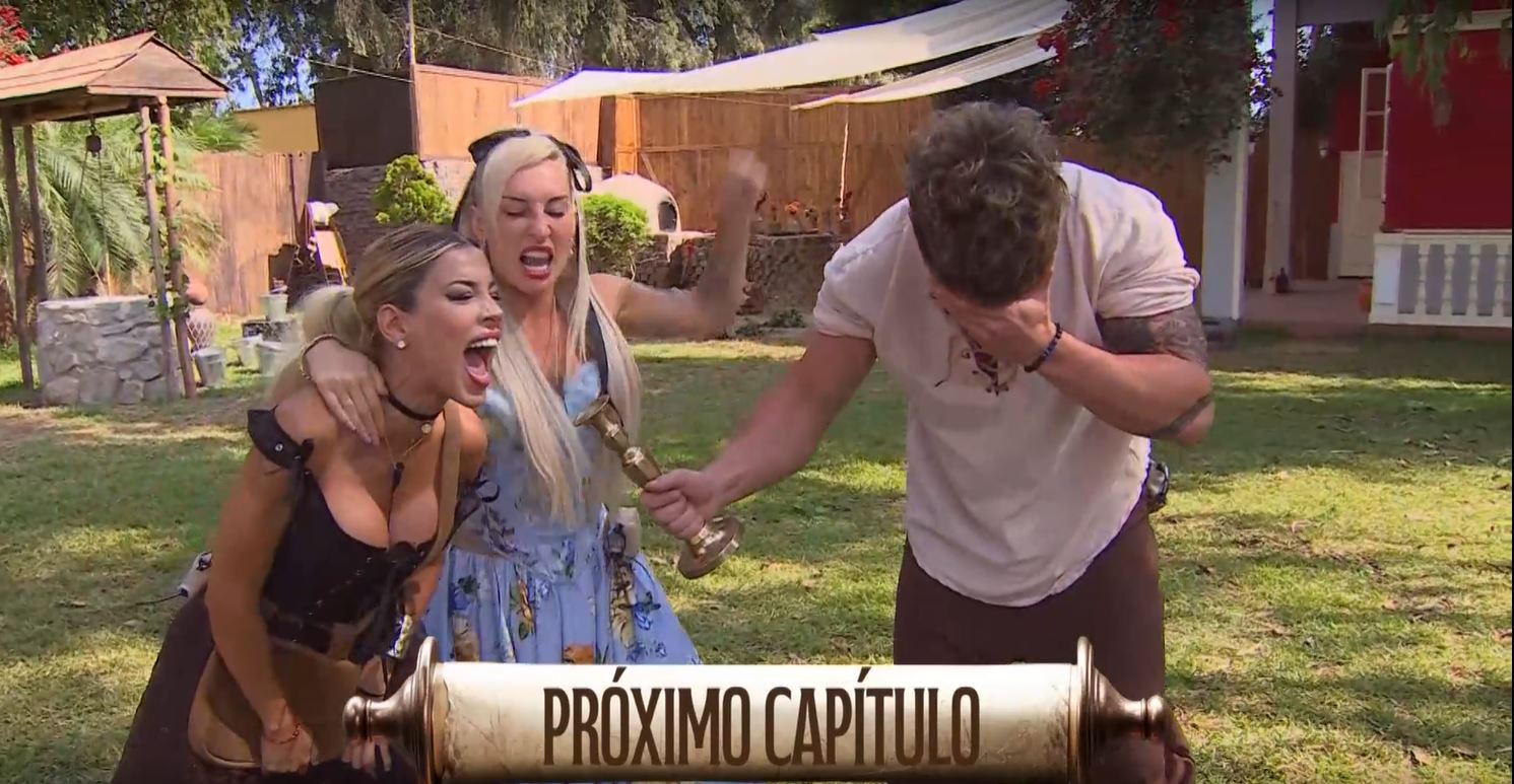 Oriana gritando el viral "Sacheiii" en Ganar o Servir
