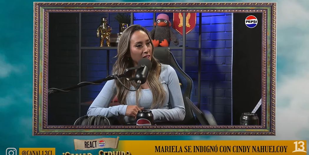 Cindy Nahuelcoy en React Pepsi de Ganar o Servir