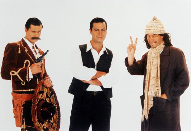 Felipe Camiroaga y sus cómicos personajes de televisión