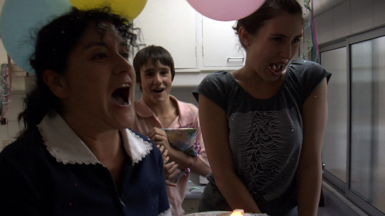 La hija de Cristián García-Huidobro, Andrea en "La nana"