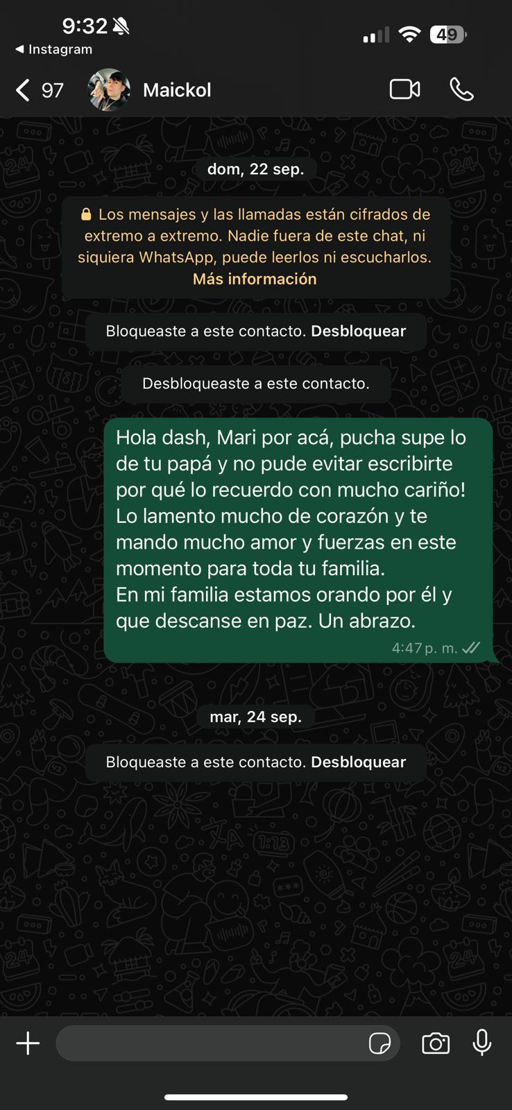 El verdadero mensaje que Blue Mary le envió a Dash
