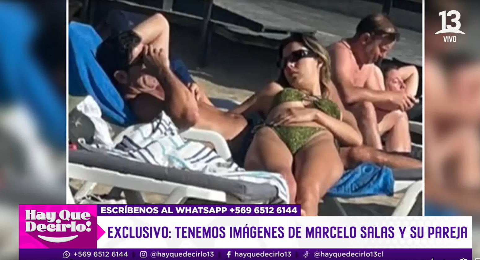 Exclusivo: salen a la luz nuevas imágenes de Marcelo Salas y su nueva pareja