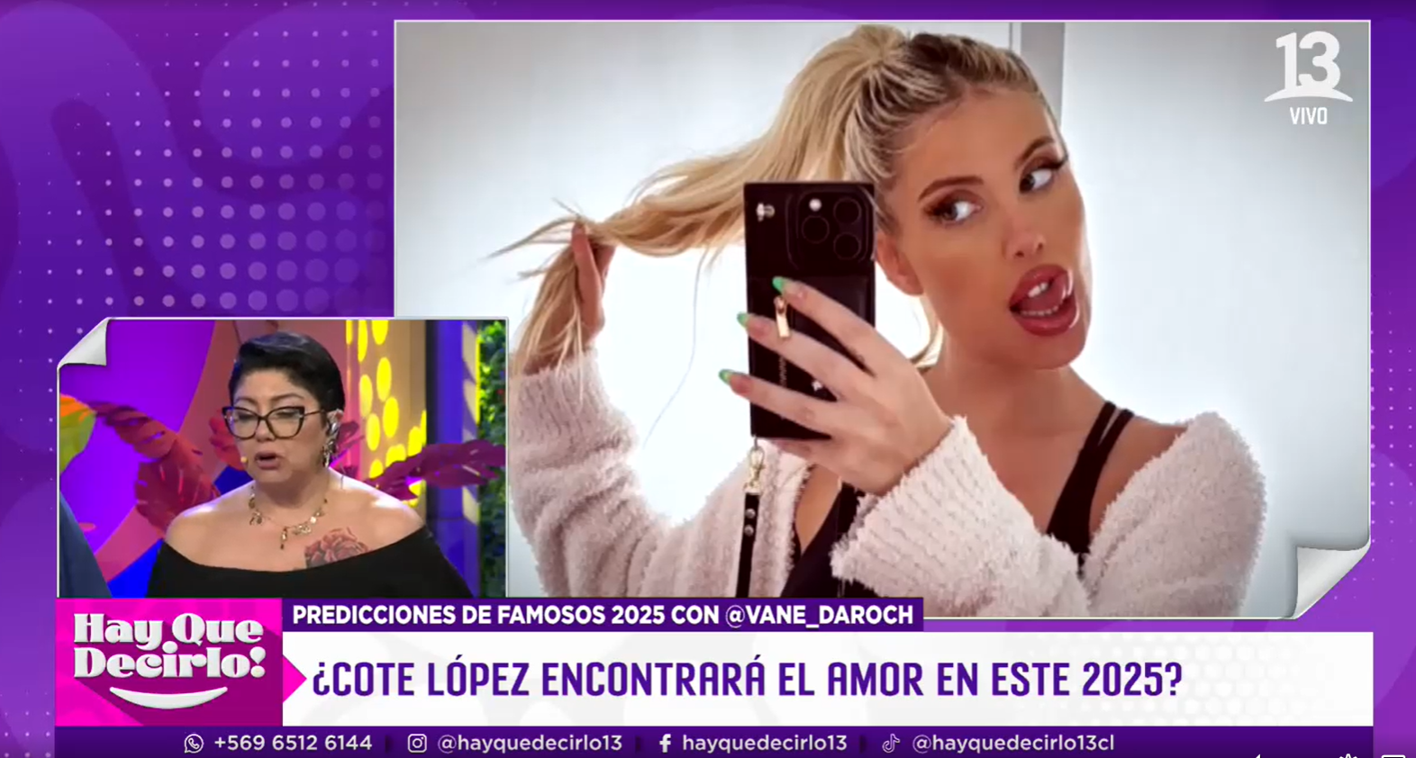 Predicciones de Vanessa Daroch para Coté López en 2025