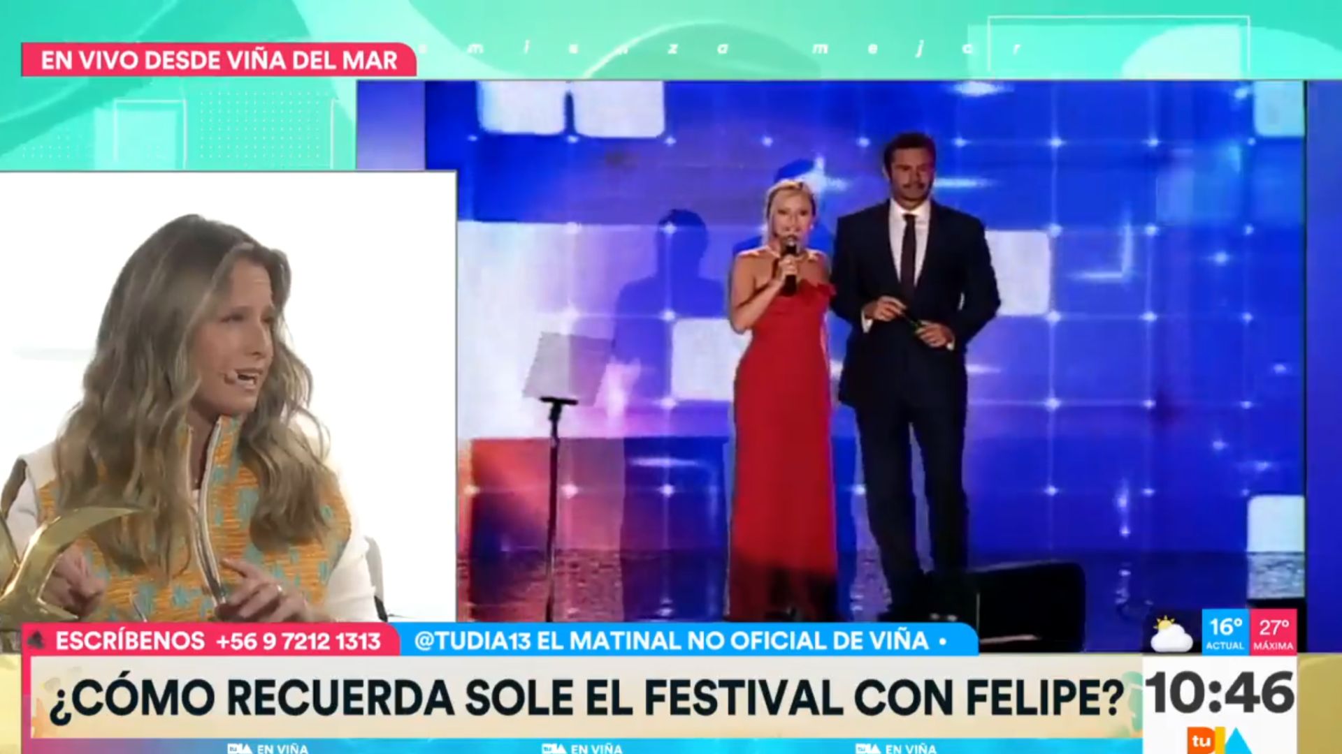 Soledad Onetto en "Tu Día"