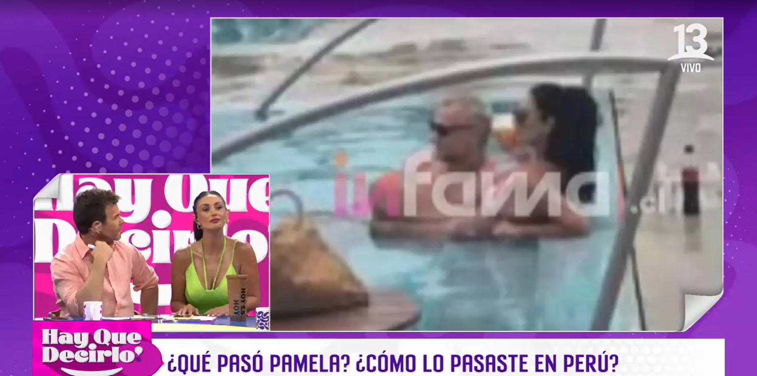 El regreso de Pamela Díaz de sus vacaciones en Perú | Hay que decirlo