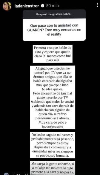 Historia de Daniela Castro 