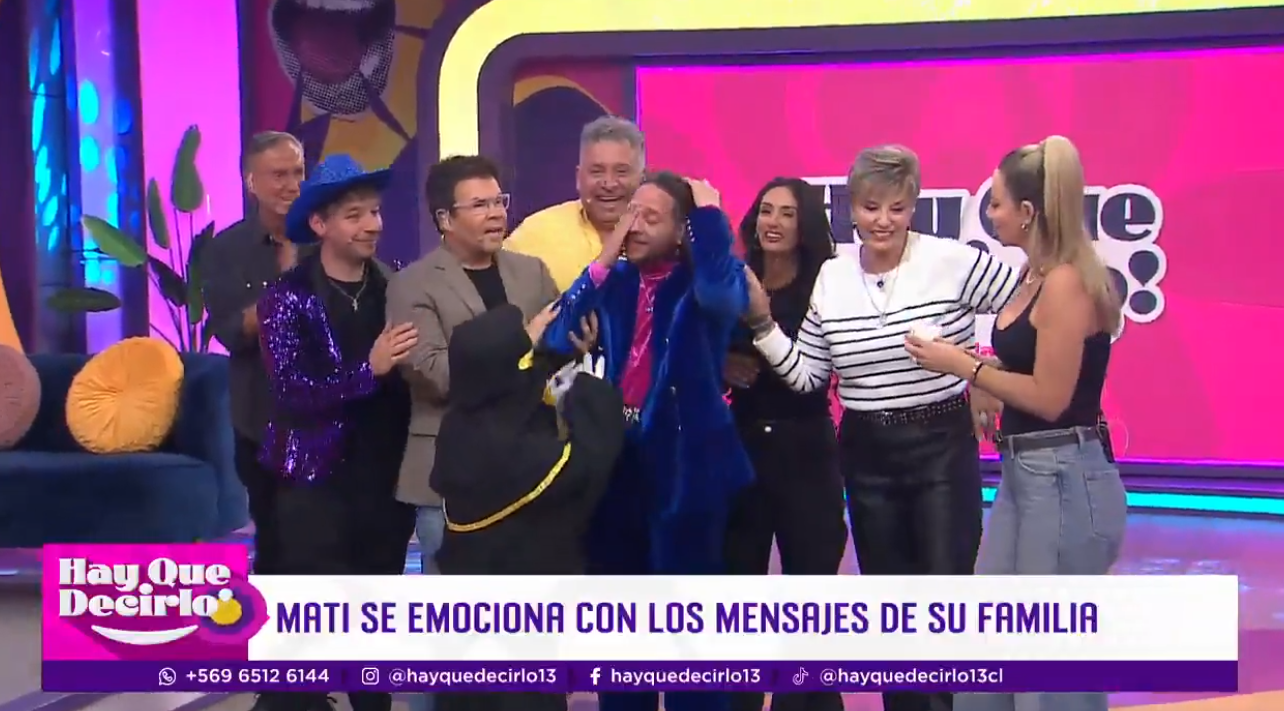 Matías Vega se despide de "¡Hay que decirlo!". 