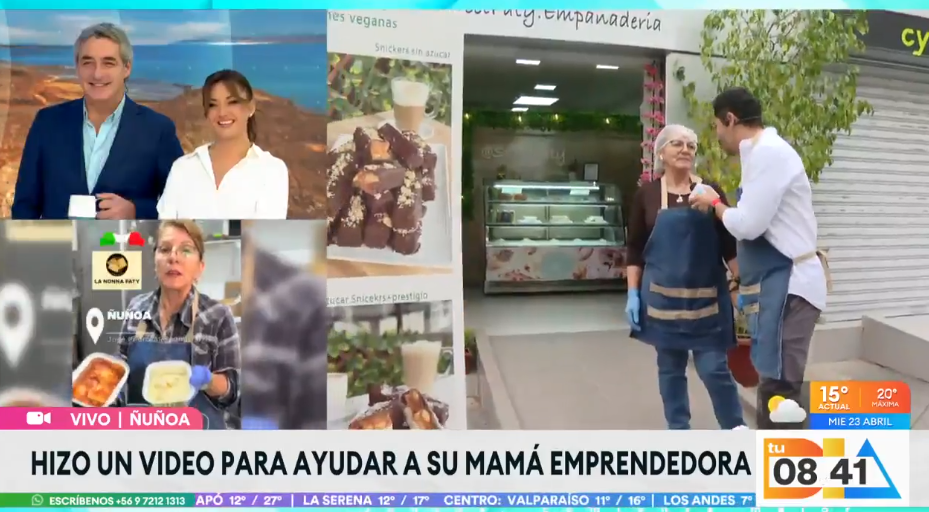 Hija salva local de su mamá con un video en redes sociales. 
