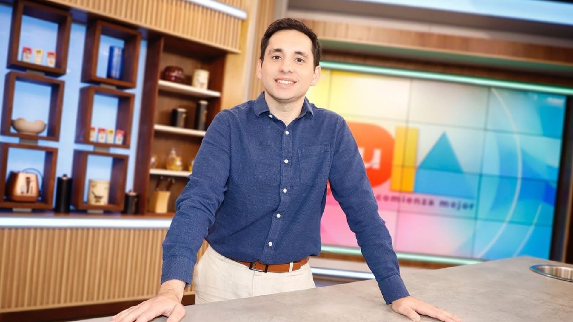 José María del Pino, corresponsal de "Tu Día"