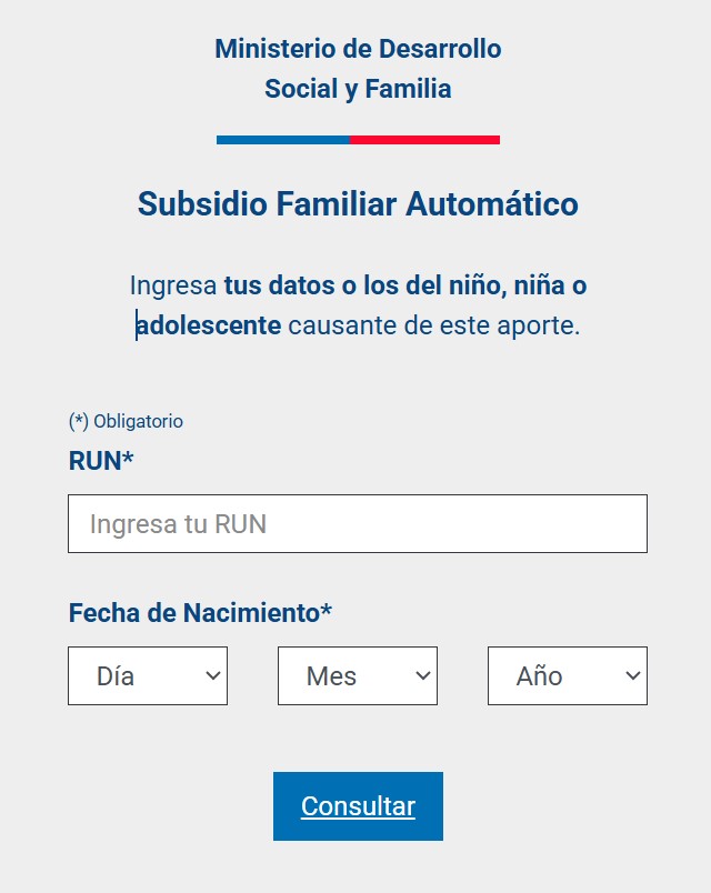 Subsidio Familiar Automático