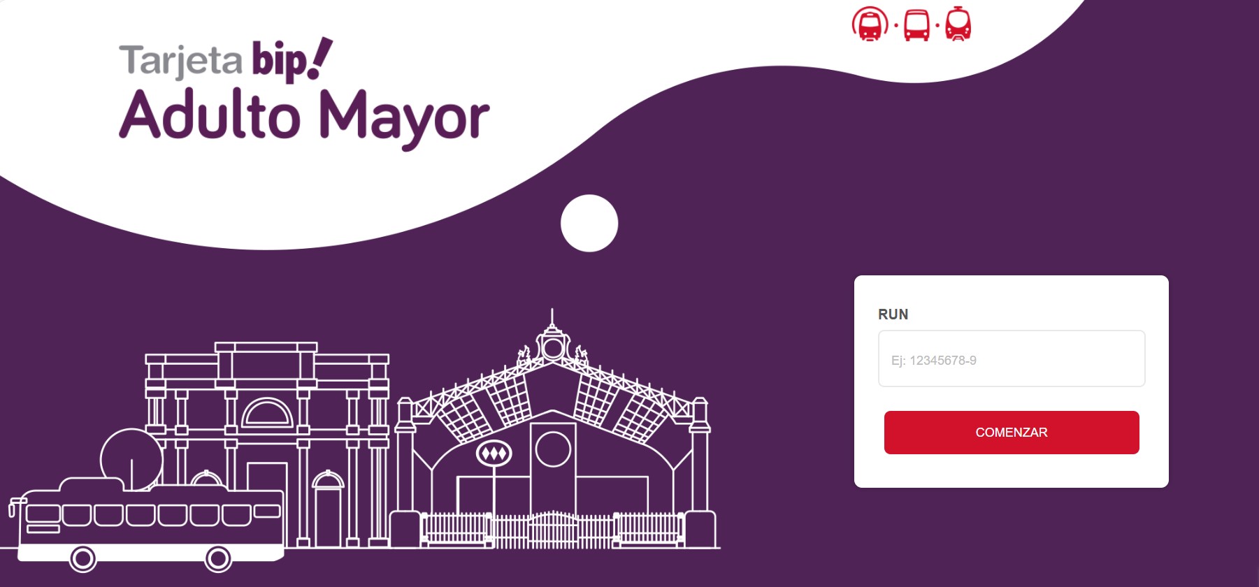 Tarjeta Bip! Adulto Mayor