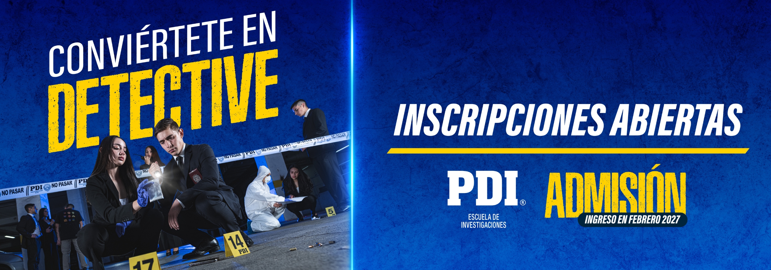 ¿Quieres ser detective? Postula a la Escuela de la PDI 2027