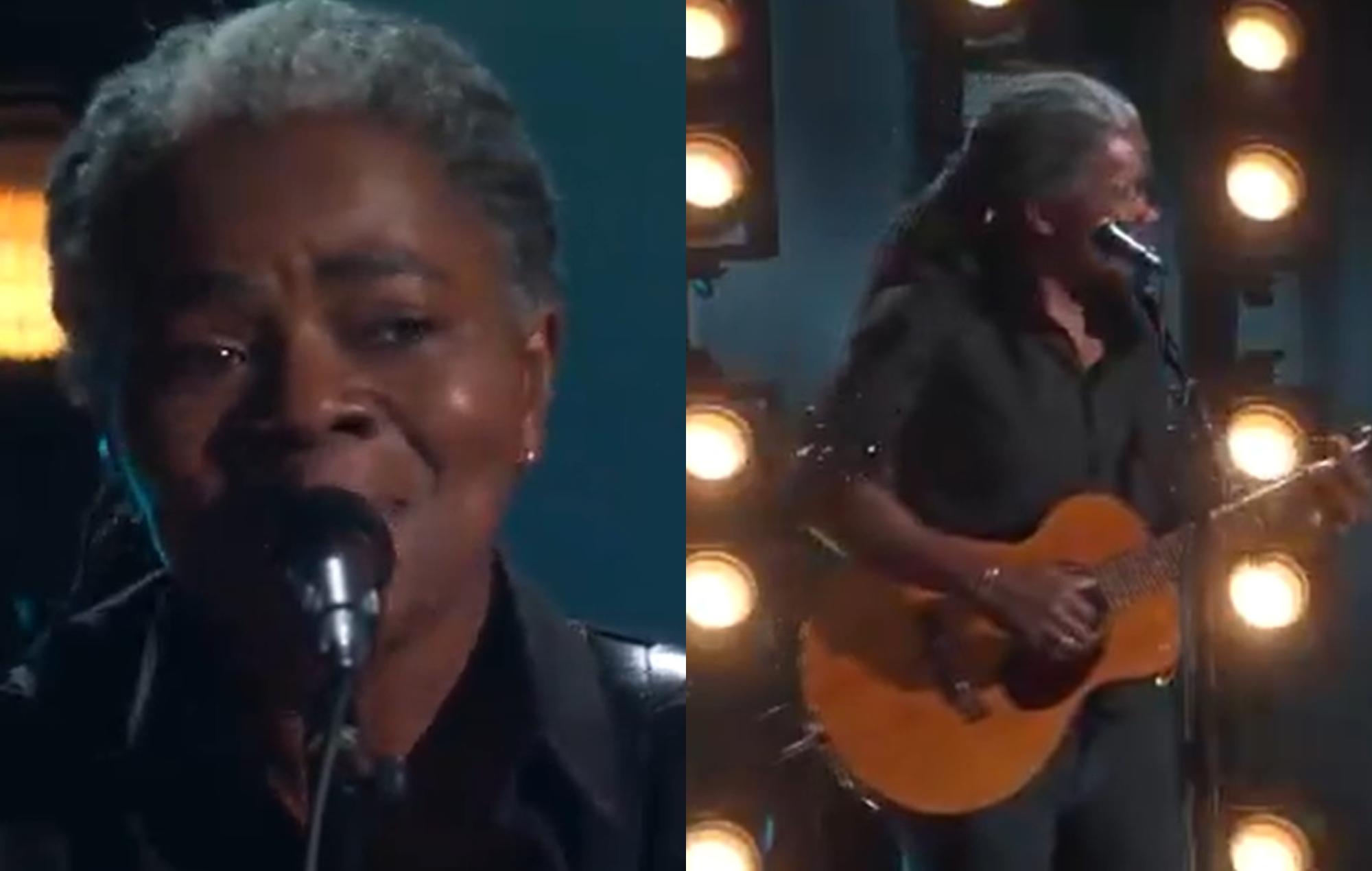 Tracy Chapman emocionó al tocar "Fast Car" en los Grammy 2024