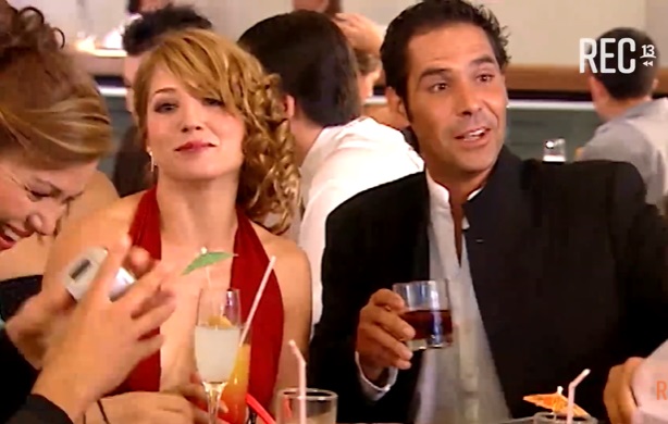 Juan Falcón y María Elena Swett en "Brujas" de Canal 13 