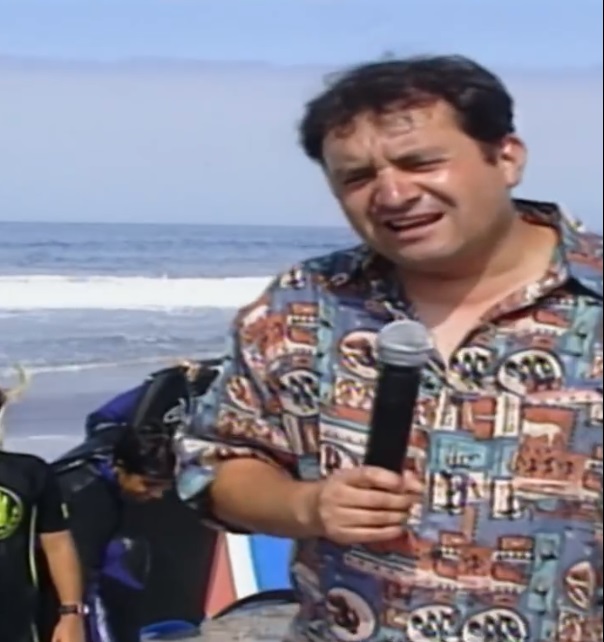 Pato Oñate, reportero de 'Viva el Lunes', archivo de 1996 