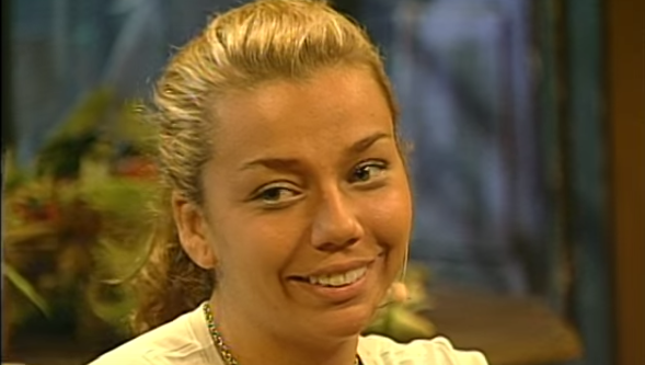 Vicky Lissidini en "La Granja" de Canal 13, 2005 