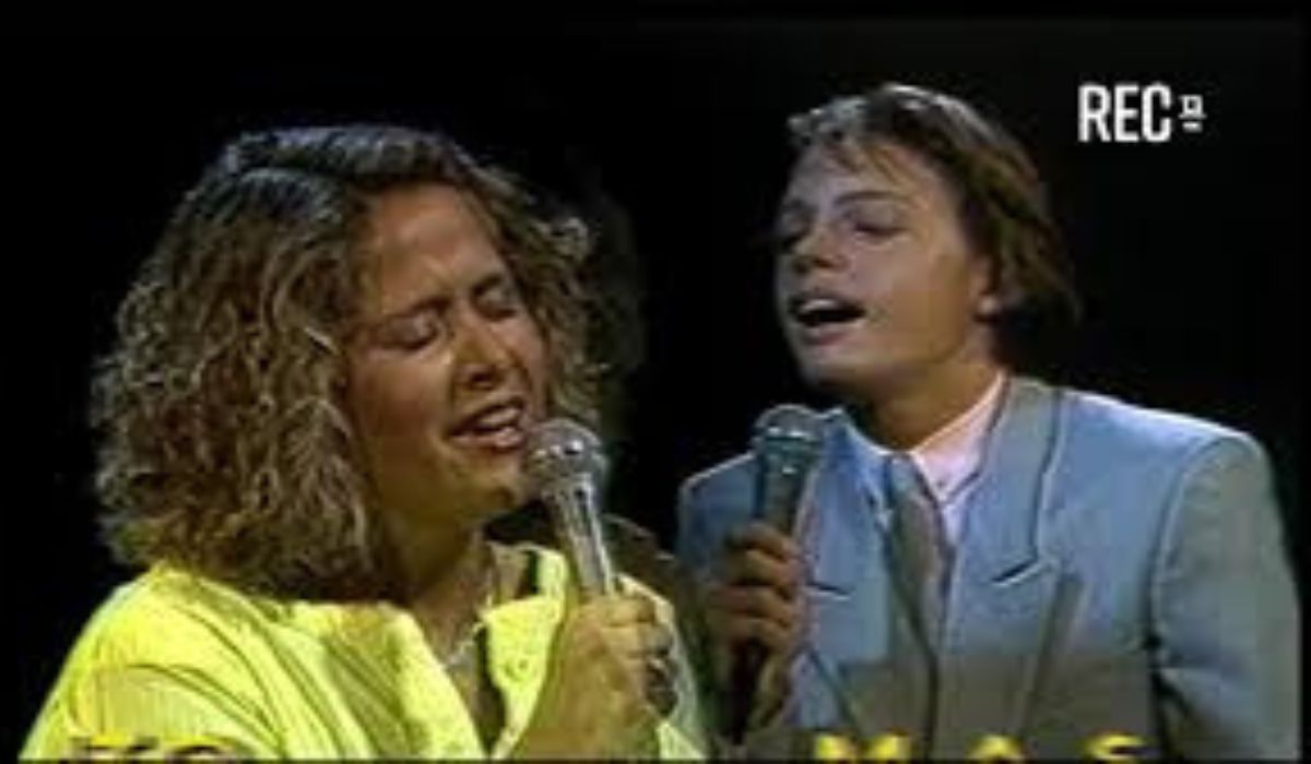 El recordado día en que un joven Luis Miguel y Andrea Tessa unieron sus voces en "Más Música" de 1986