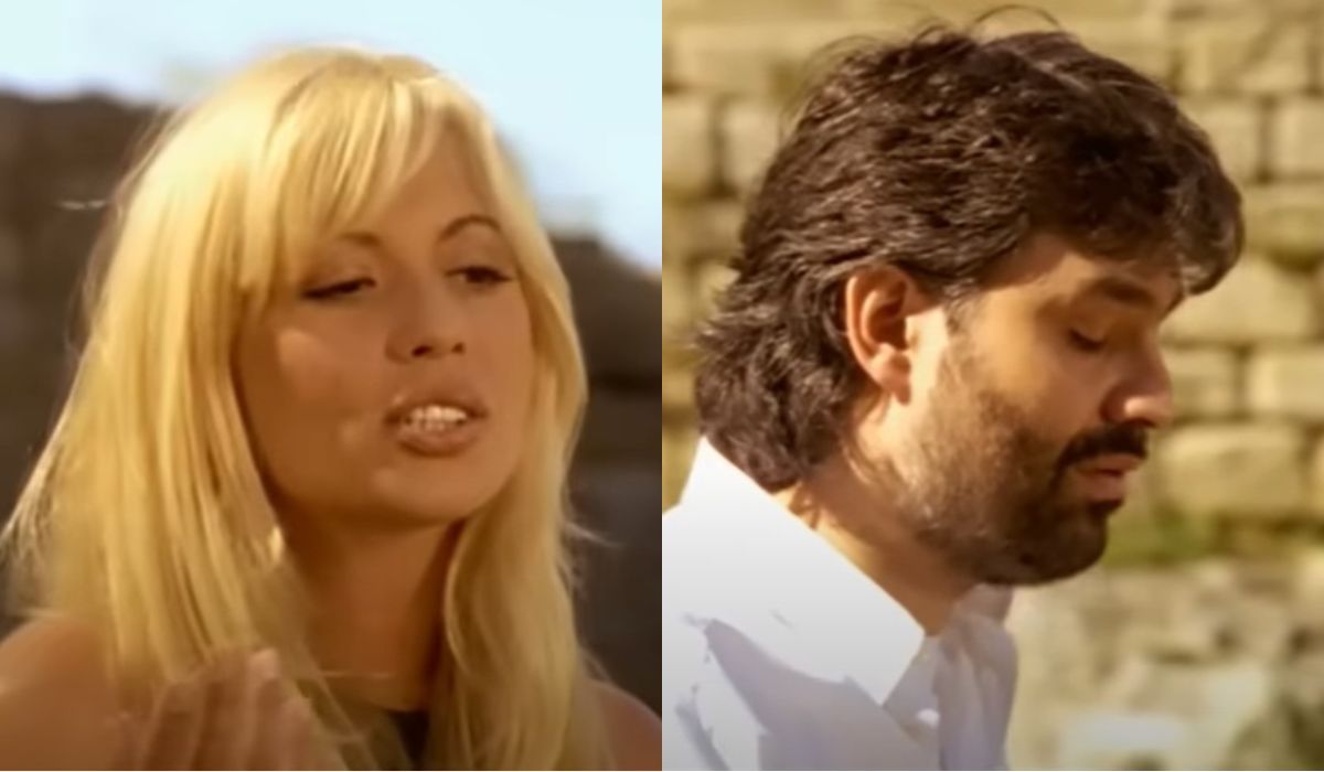 Así fue la primera versión de "Vivo por ella" de Andrea Bocelli junto a la compositora española, Marta Sánchez en 1997