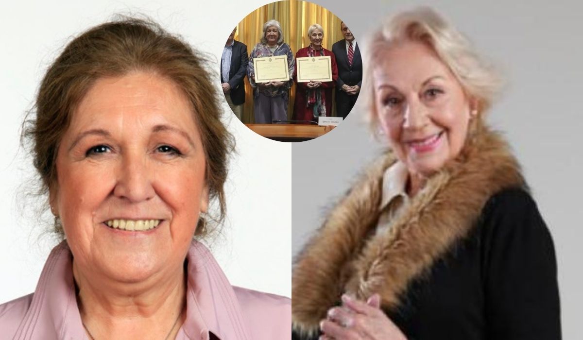 En una emotiva ceremonia Anita Reeves y Silvia Santelices recibieron sus títulos de actrices tras más de 50 años de trayectoria