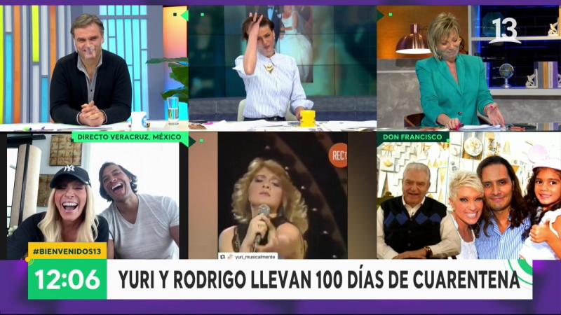 Don Francisco bromea con Raquel Argandoña