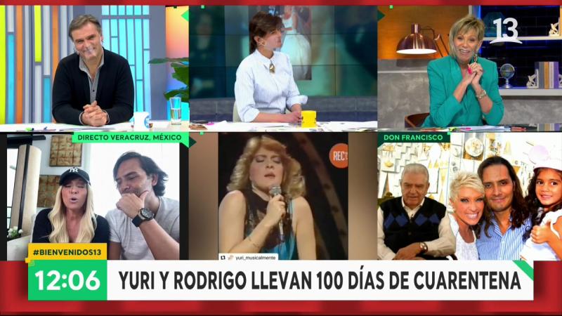 Don Francisco bromea con Raquel Argandoña