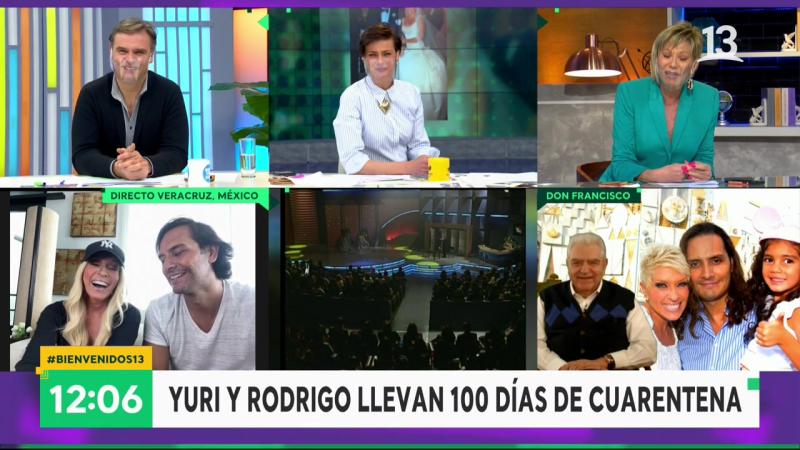 Don Francisco bromea con Raquel Argandoña