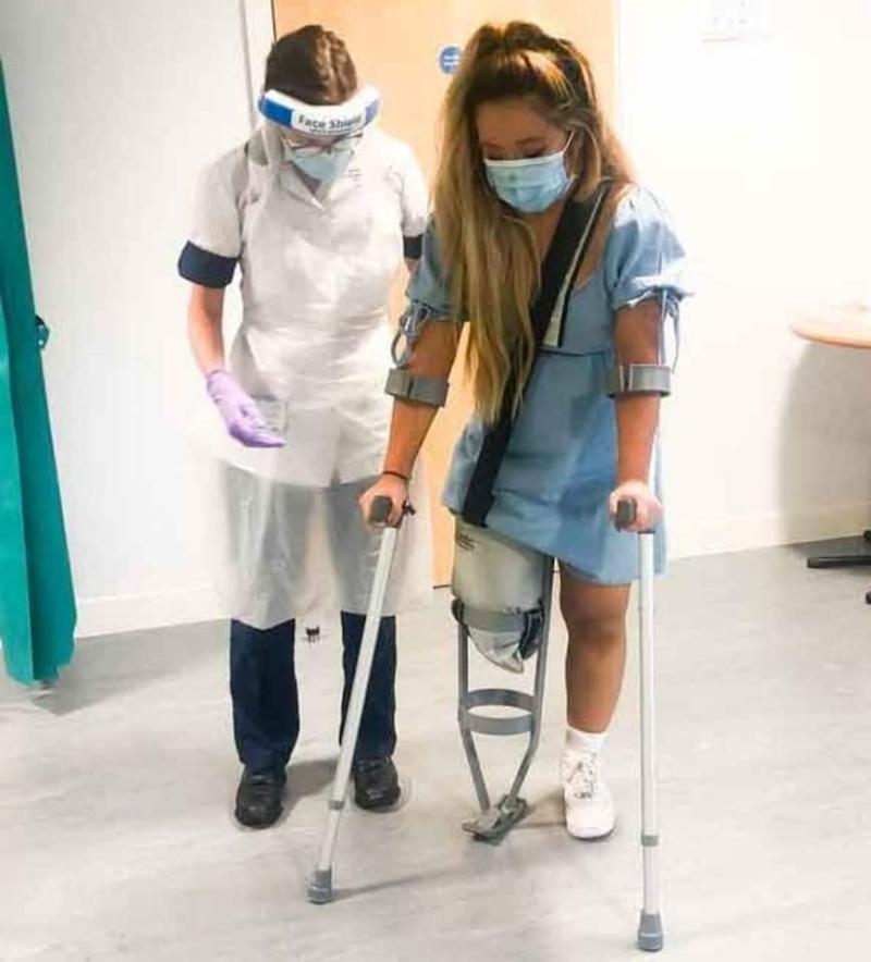 Enfermera perdió pierna por dolor que ignoró durante lucha contra el coronavirus